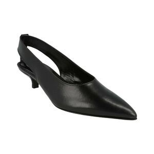 By Far Aina Leather Pump, Black